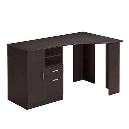 Techni Mobili Techni Mobili RTA-8408-ES Classic Office Desk with Storage; Espresso RTA-8408-ES